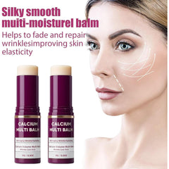 Calcium Multi Balm, Wrinkle Core Stick, Anti Aging Firming Skincare Stick, Collagen Moisturing Stick, Hydrating Skin, Suitable For Eyes, Face, Neck
