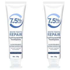 7.5% Hydroxyapatite Toothpaste, Hydroxyapatite Toothpaste, 7.5% White Tooth Repair Hydroxyapatite, 7.5% Repair Toothpaste, Gentle Mint, Fresh Breath