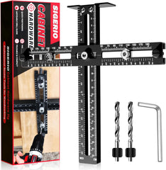 Aluminum  Cabinet Hardware Jig (Black)