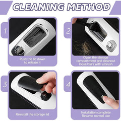 2 In 1 Hair Split Ends Trimmer, Cordless Split End Remover, Automatic Split End Trimmer With Blue Light Hair Care Split End Hair Trimmer For Dry Damaged Brittle