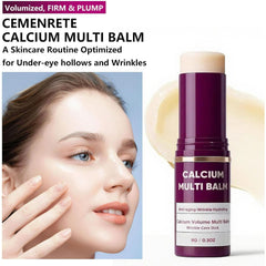 Calcium Multi Balm, Wrinkle Core Stick, Anti Aging Firming Skincare Stick, Collagen Moisturing Stick, Hydrating Skin, Suitable For Eyes, Face, Neck