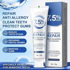 7.5% Hydroxyapatite Toothpaste, Whitening Toothpaste, Gentle Mint, Fresh Breath