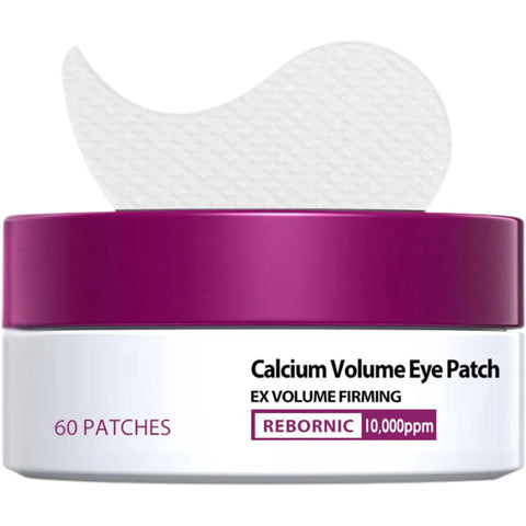 Calcium Volume Eye Patch, Calcium Volume Hydrogel Eye Patches, Under Eye Patches with Elastin (30 Pairs/Box)