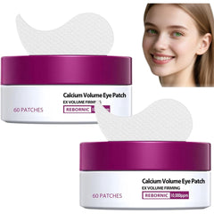Calcium Volume Eye Patch, Calcium Volume Hydrogel Eye Patches, Under Eye Patches with Elastin