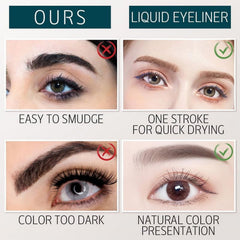 3D Waterproof Microblading Eyebrow Pen, 4 Tip Tattoo Pencil Creates Natural Looking Brows Effortlessly, Waterproof Makeup Fine Stroke Microblading Eyebrow Pencil Creates Natural (5 pcs)