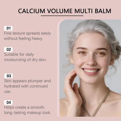 Calcium Multi Balm, Wrinkle Core Stick, Anti Aging Firming Skincare Stick, Collagen Moisturing Stick, Hydrating Skin, Suitable For Eyes, Face, Neck